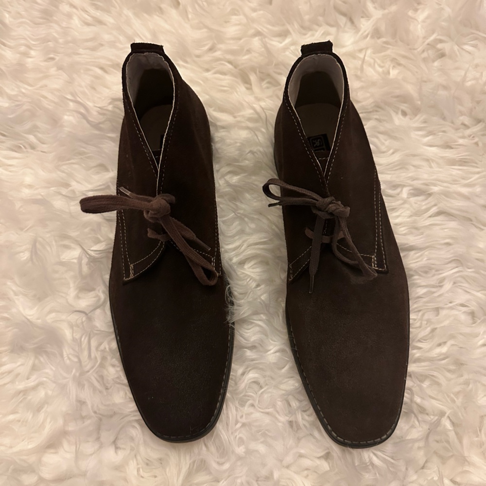 Stacy Adams Brown Suede Leather Chukka Boots | Men’s 8